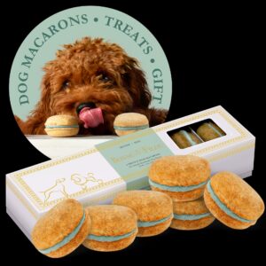 Dog Macarons (Count of 6 - window in packaging)