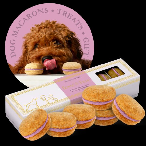 Dog Macarons (Count of 6 - window in packaging) - Image 4