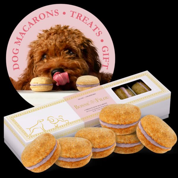 Dog Macarons (Count of 6 - window in packaging) - Image 12