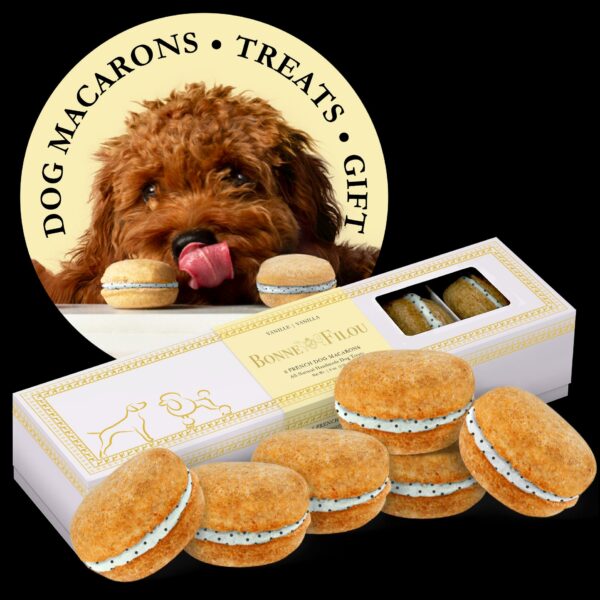 Dog Macarons (Count of 6 - window in packaging) - Image 13