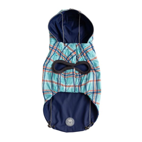 Reversible Elasto-Fit Raincoat - Navy - Image 3