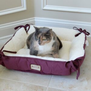 Armarkat Pet Bed Model C06HJH/MB Burgundy