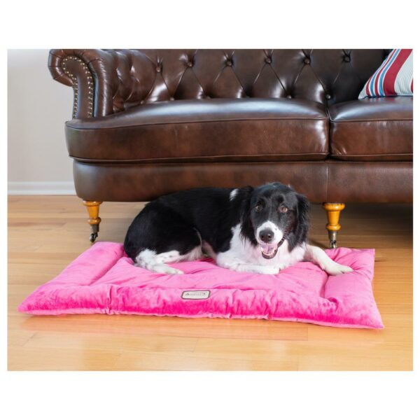 Armarkat Model M01CZH-L Large Pet Bed Mat with Poly Fill Cushion in Vibrant Pink - Image 2