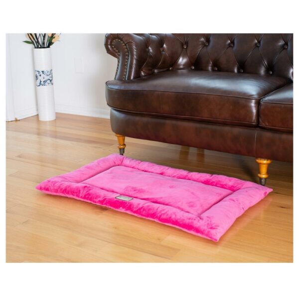 Armarkat Model M01CZH-L Large Pet Bed Mat with Poly Fill Cushion in Vibrant Pink - Image 3