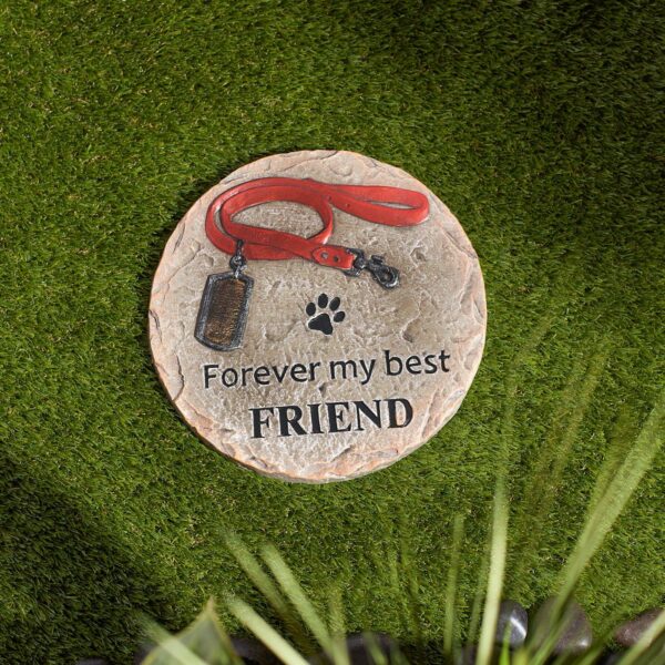 Pet Memorial Stepping Stone - Forever My Best Friend - Image 2