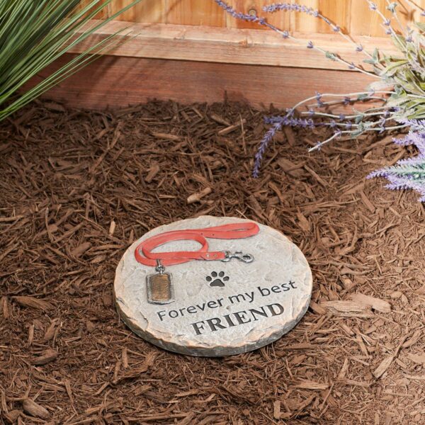 Pet Memorial Stepping Stone - Forever My Best Friend - Image 3