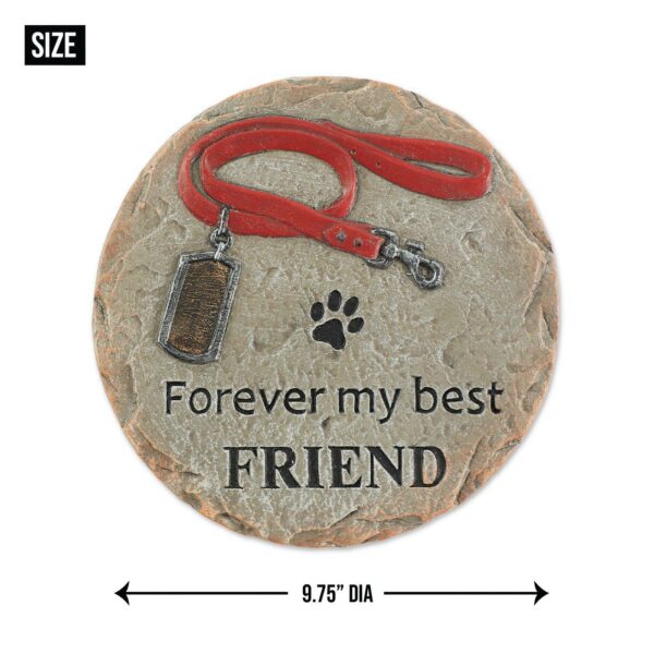 Pet Memorial Stepping Stone - Forever My Best Friend - Image 6