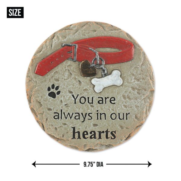 Pet Memorial Stepping Stone - Always In Our Hearts - Image 6