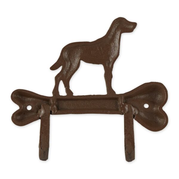 Dog with Bone Cast Iron Wall Hook - Image 5