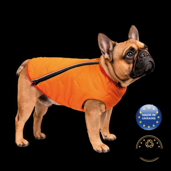 Sustainable Eco-Friendly Dog Jacket / Vest - Made in Ukraine - Image 5