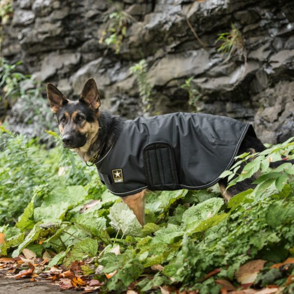 US Army Dog Blanket Jacket - Black - Image 3