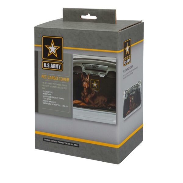 US Army Car or SUV Cargo Pet Cover - Dark Camo - Image 2