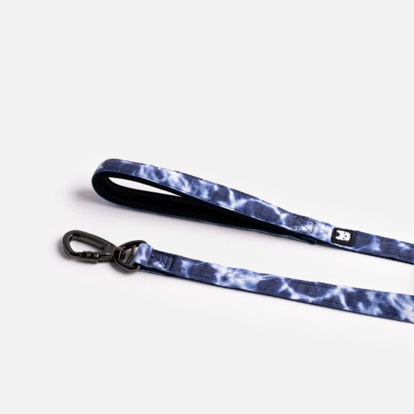 Poplin Dog Leash - Blue Tie Dye - Image 4