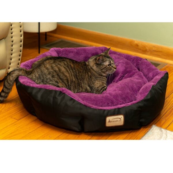 Armarkat Large, Soft Cat Bed in Purple and Black - C101NH/ZH - Image 10