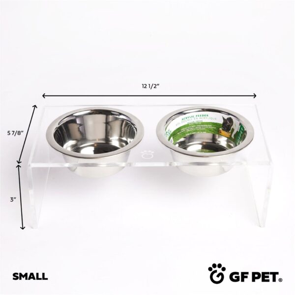 Acrylic Double Feeder - Clear - Image 6