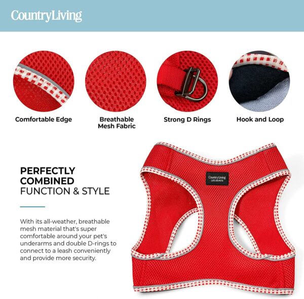 Step-In Dog Harness - Red - Image 5