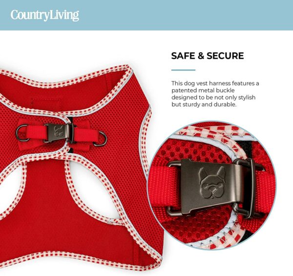 Step-In Dog Harness - Red - Image 7
