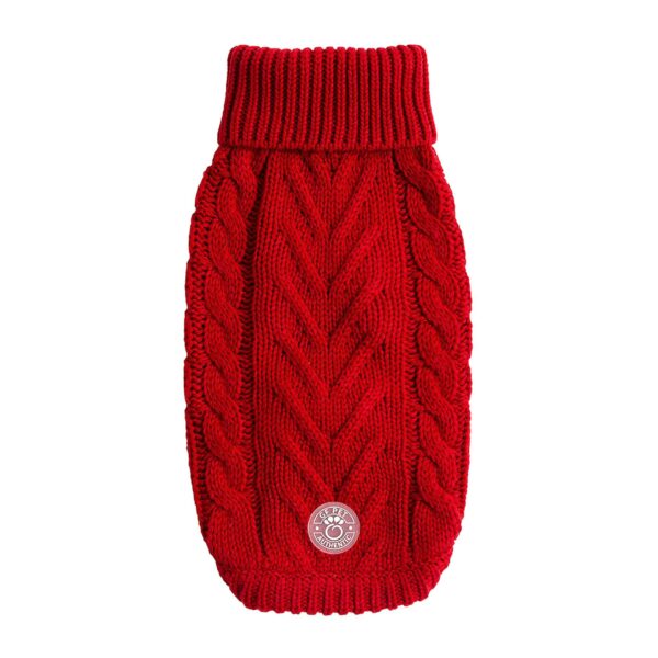 Chalet Sweater - Red - Image 3