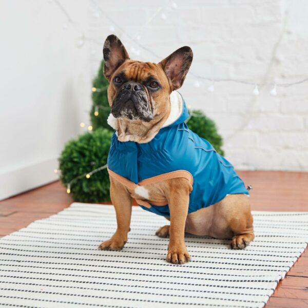 Insulated Raincoat - Dark Blue - Image 4