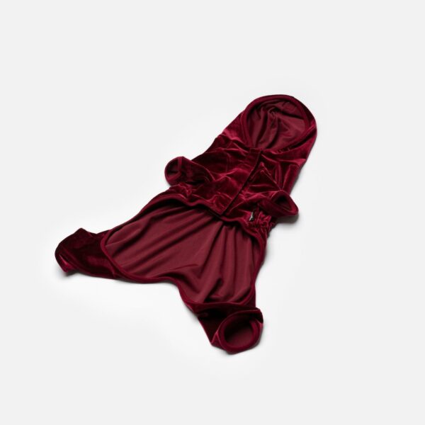 Coco Velour Pjs - Wine - Image 3