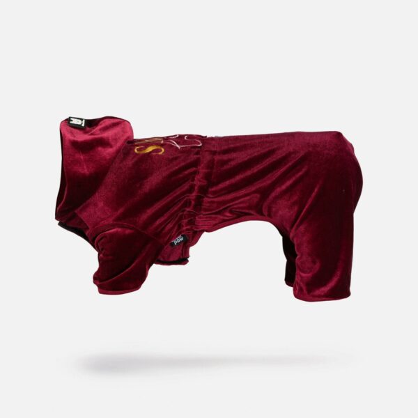 Coco Velour Pjs - Wine - Image 4