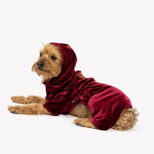 Coco Velour Pjs - Wine - Image 7