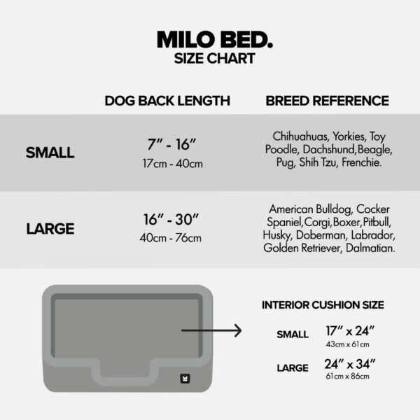 Milo Dog Bed Small - Image 7