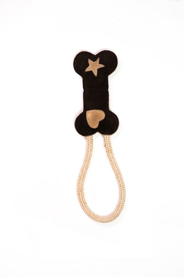 Classic Bone Natural Rope Dog Toy - Image 3