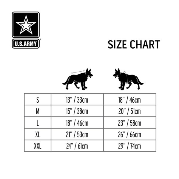 US Army Packable Dog Raincoat - Camo - Image 5