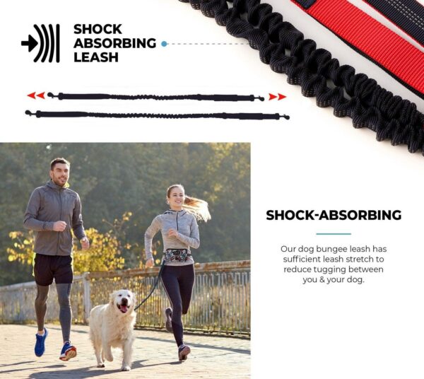 Floral Navy Hands Free Dog Leash - Image 3